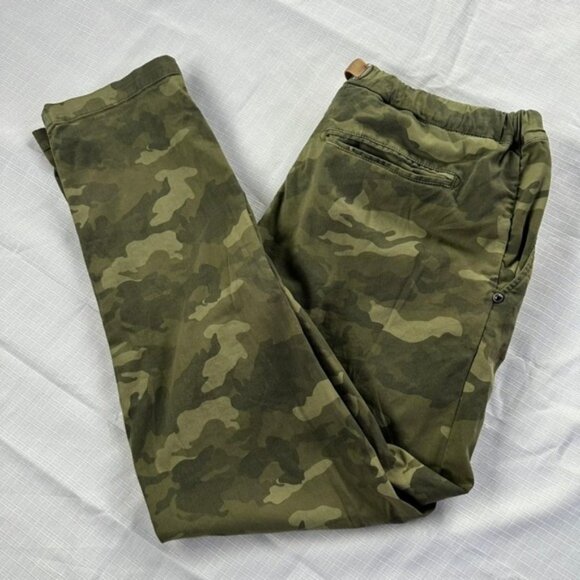 WHITE SAND Military Camo Pants Green Buckled Trouser Pocket EU 50 / US 34x30 - Picture 1 of 8